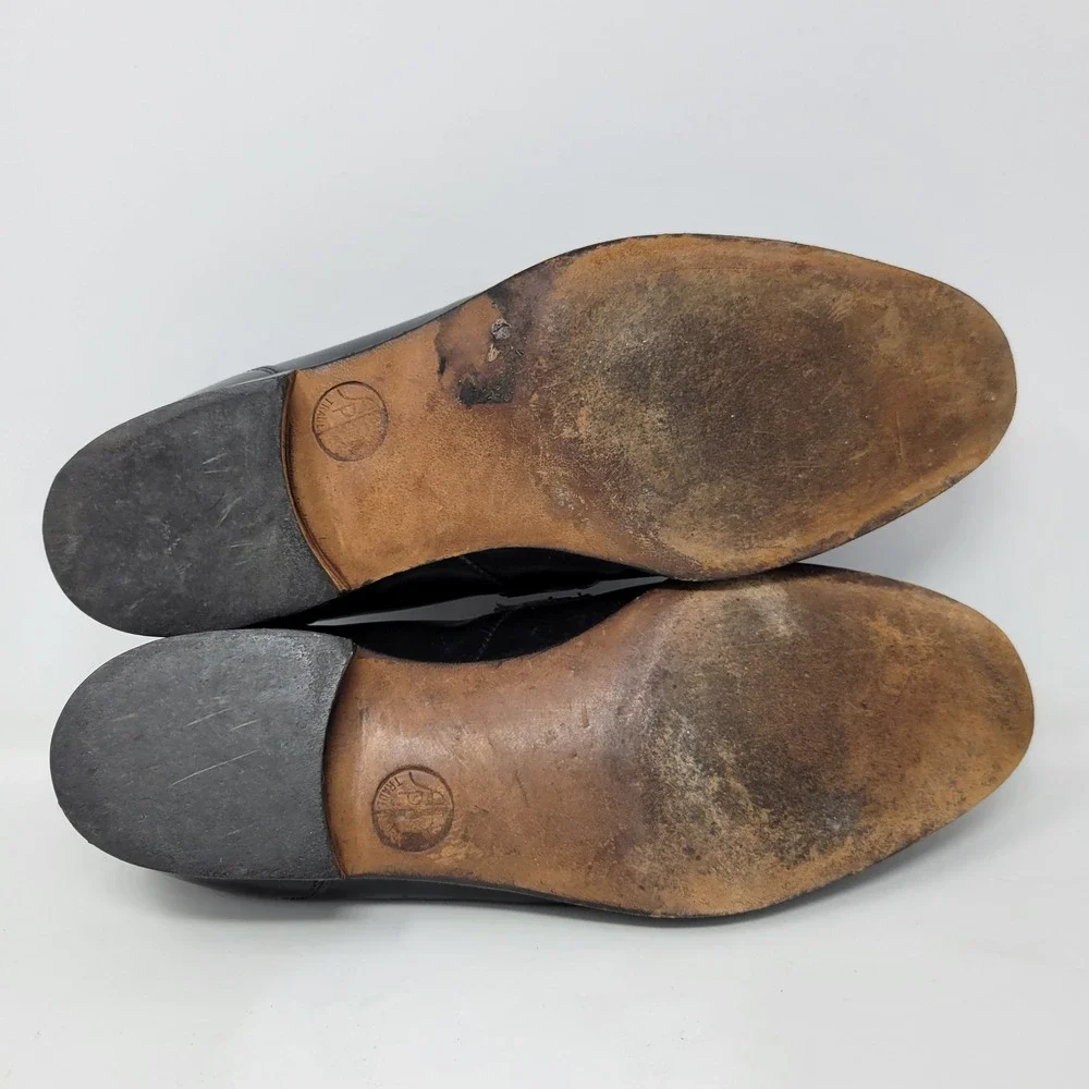 Wright Breather Arch Preserver Mens Black‎ Leather Loafers 10.5 D 802066B USA